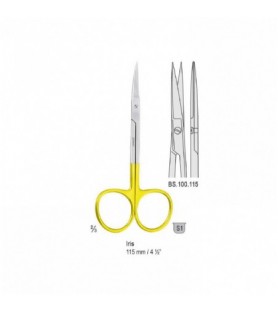 Falcon-Cut Nożyczki Iris proste 115mm