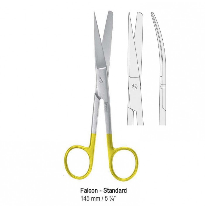Falcon-Cut scissors Falcon-Standard bl/sh curved 145mm