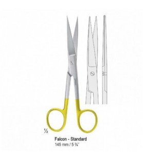 Falcon-Cut Nożyczki Falcon-Standard ostro-ostre proste 145mm