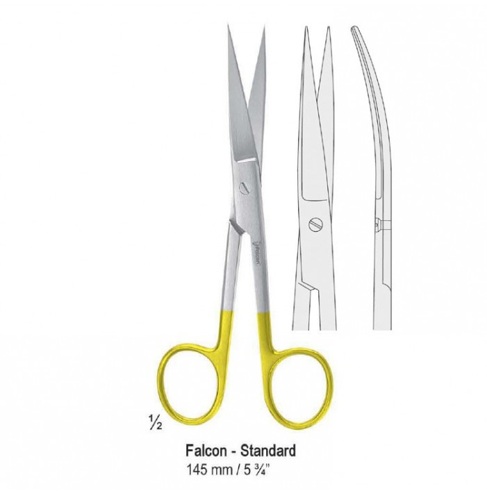 Falcon-Cut scissors Falcon-Standard sharp/sharp curved 145mm