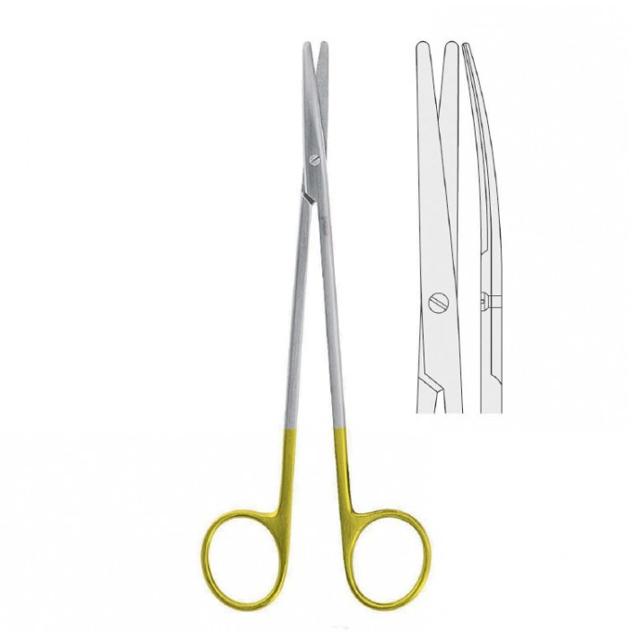 Falcon-Cut scissors Metzenbaum-Nelson curved 205mm