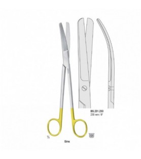 Falcon-Cut scissors uterine Sims blunt/blunt curved 230mm