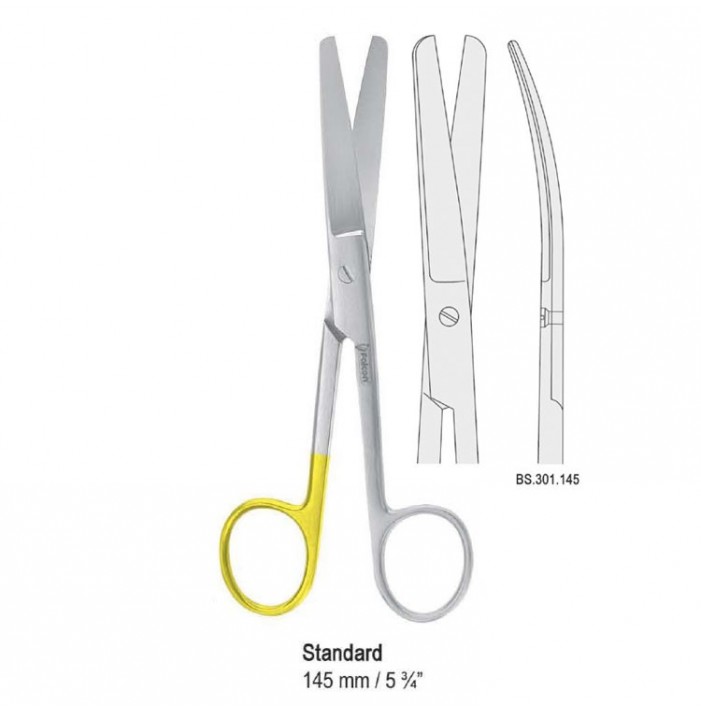 Super-Cut scissors Standard blunt/blunt curved 145mm