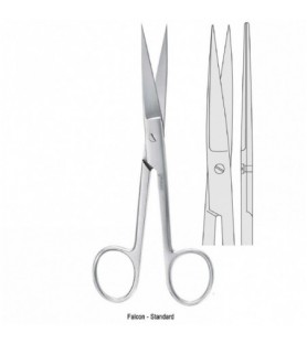Nożyczki Falcon-Standard chirurgiczne ostro-ostre proste 130mm