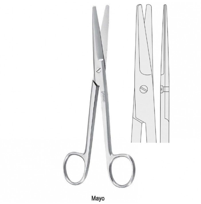 Nożyczki Mayo operacyjne proste 145mm