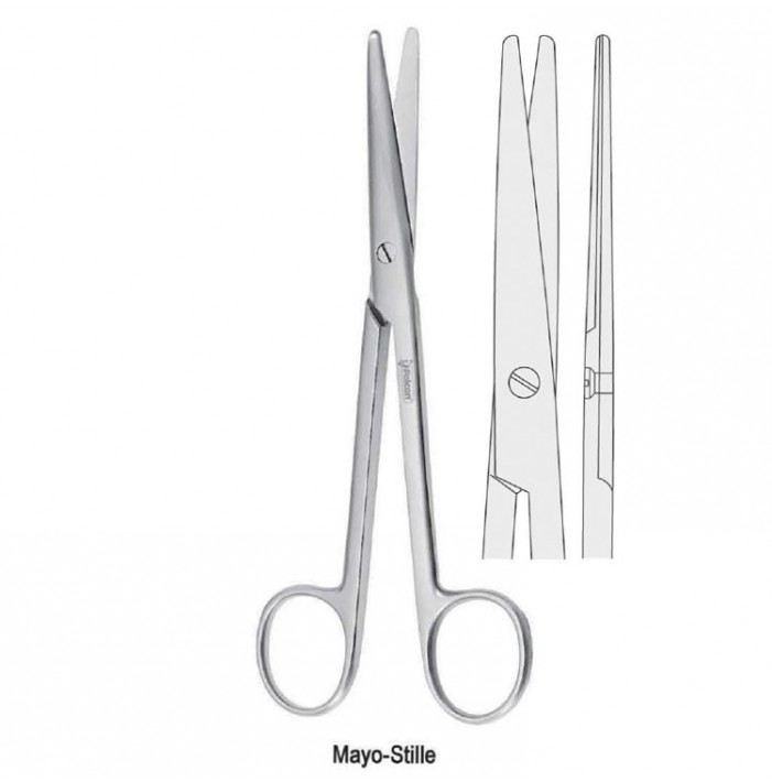 Scissors operating Mayo-Stille straight 150mm