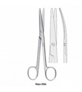Nożyczki Mayo-Stille operacyjne zagięte 170mm