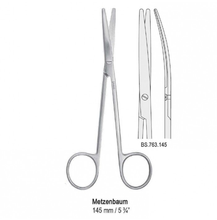 Scissors Metzenbaum curved 145mm