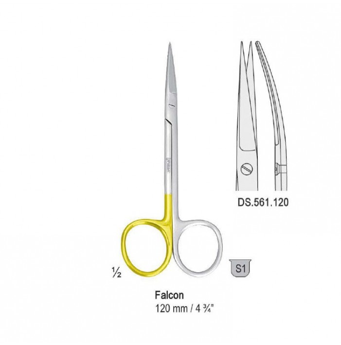 Super-Cut scissors Falcon curved 120mm