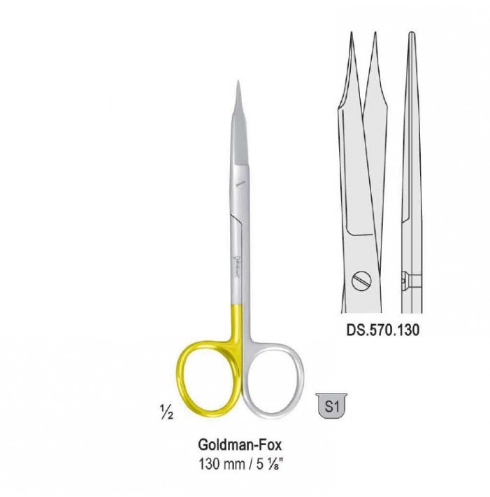 Super-Cut Nożyczki Goldman-Fox proste 130mm