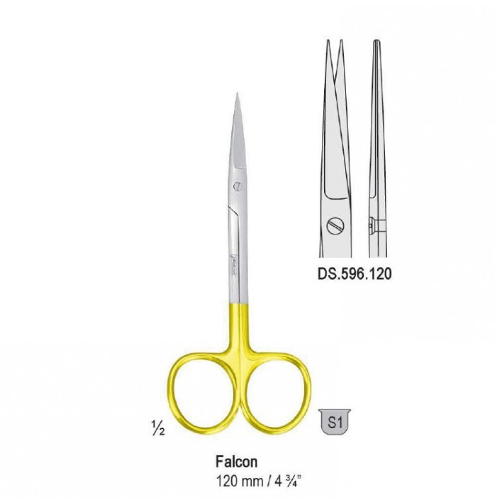 Falcon-Cut scissors Falcon straight 120mm