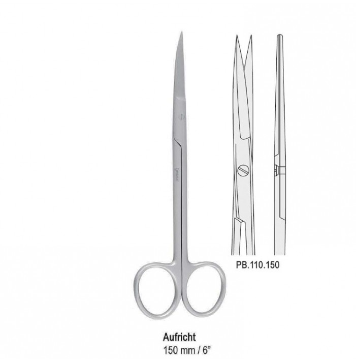Nożyczki Aufricht proste 150mm
