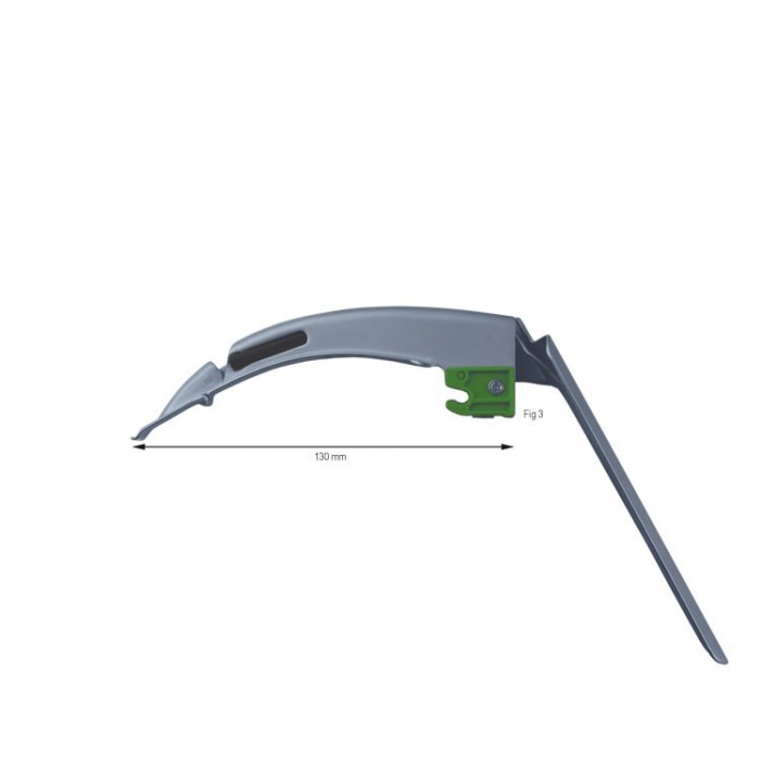 MacMove jednorazowa łyżka intubacyjna światłowodowa stalowa z ruchomą końcówką 130mm fig.3