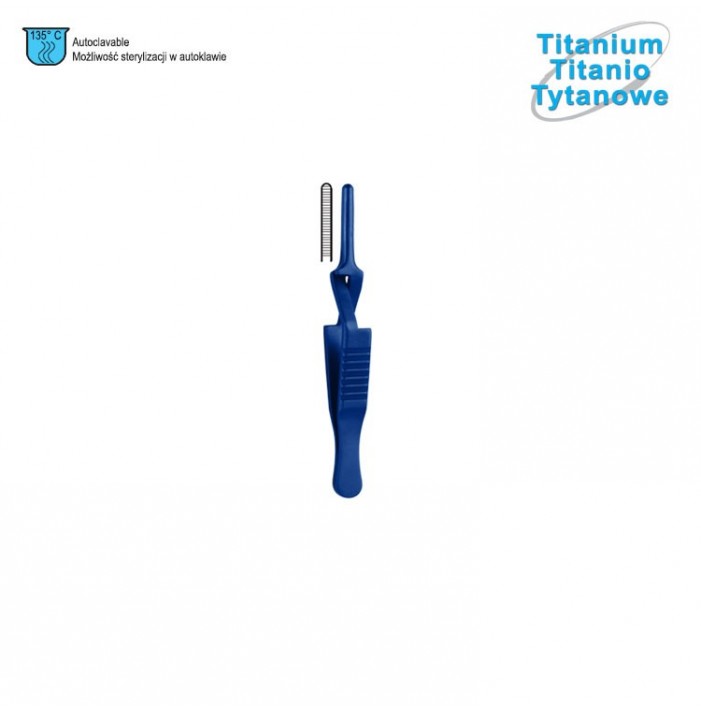 Titanium clip artery (Bulldog) Diethrich x-action straight 2x11mm, 55mm