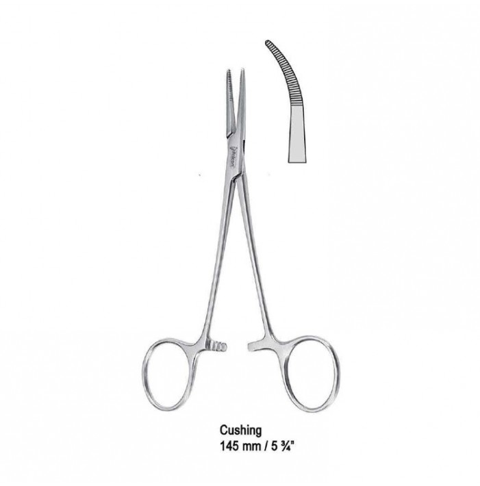 Forceps artery Cushing curved 145mm