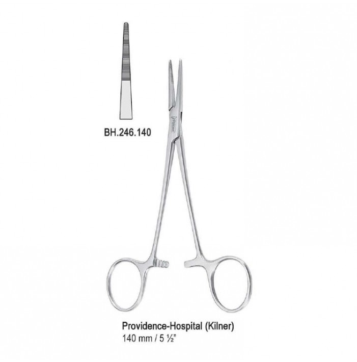 Forceps artery Providence-Hospital (Kilner) straight 140mm