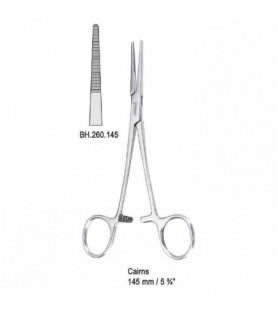 Forceps artery Cairns straight 145mm
