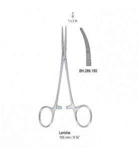 Forceps artery Leriche 1x2th curved 155mm