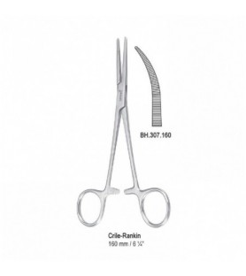 Forceps artery Crile-Rankin curved 160mm