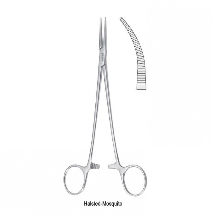 Forceps artery Halsted Mosquito curved 210mm