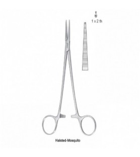 Forceps artery Halsted Mosquito 1x2th straight 185mm
