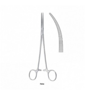 Forceps artery Heiss less curved 205mm