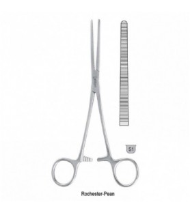 Forceps artery Rochester-Pean straight 305mm