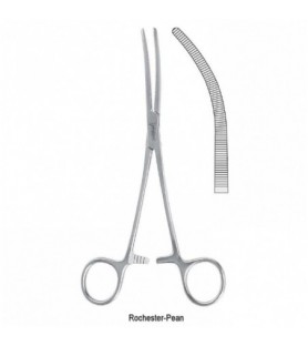 Forceps artery Rochester-Pean curved 145mm