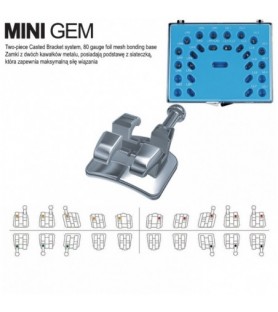 Mini Gem brackets kit Roth .022" slot (20 pieces)