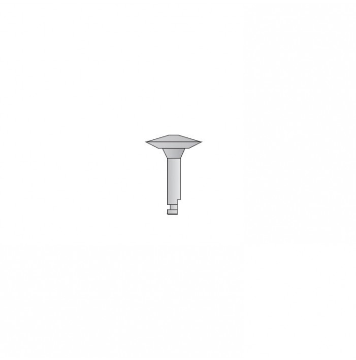 DIA-COMP Gumka polerska syntetyczna diamentowa na kątnicę 10.0x2.5mm (stopień-3)