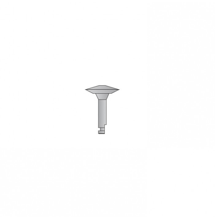 DIA-DUPLEX Gumka polerska syntetyczna diamentowa na kątnicę 10.0x2.5mm (stopień-2)
