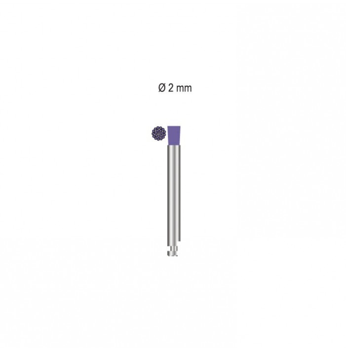 SMART Szczoteczka polerska na kątnicę średnio-twarda 2.35mm purpurowy nylon