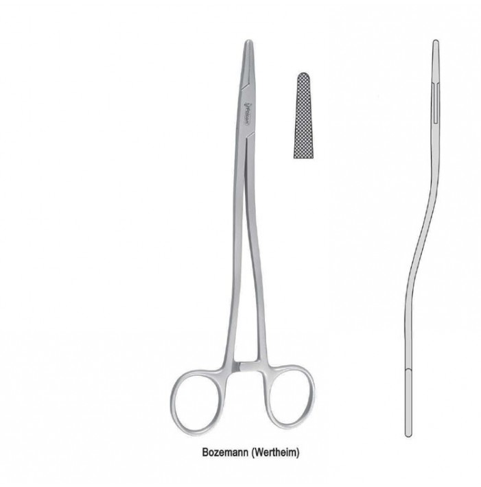 Needle holder Bozemann (Wertheim) S-Shape 240mm