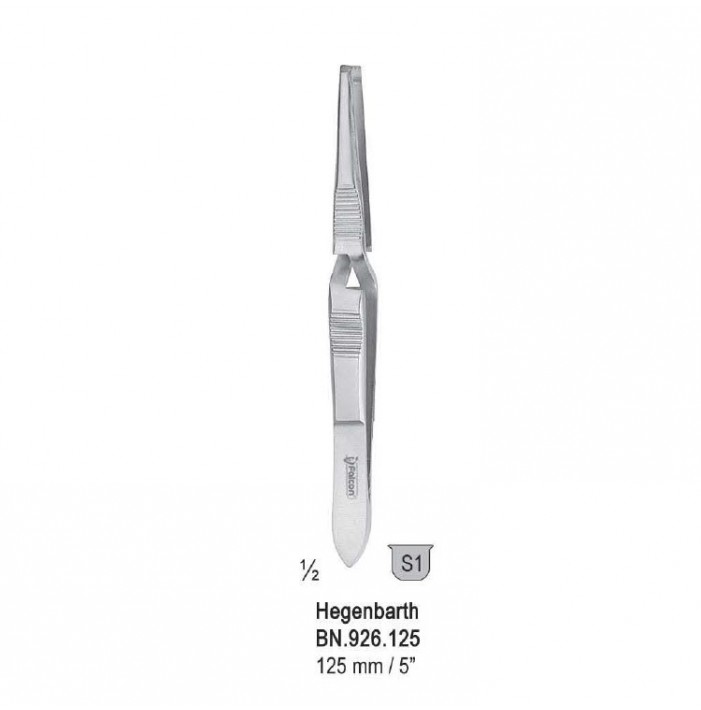 Forceps suture clip applying Hegenbarth x-action 125mm