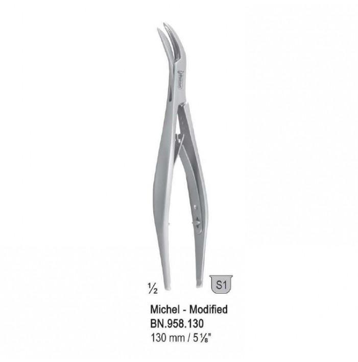 Forceps suture clip appyling and removing Michel-Modified 130mm