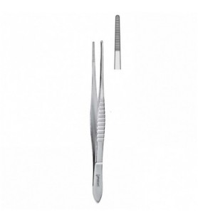 Forceps dissecting Fine (USA-Pattern) serrated 120mm
