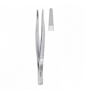 Forceps dissecting Standard (English pattern) serrated 130mm