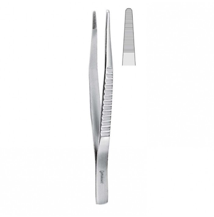 Forceps dissecting Standard (English pattern) serrated 180mm