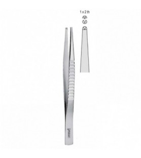 Forceps dissecting Treves (English pattern) 1x2th 255mm