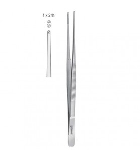Forceps tissue Taylor 1x2th straight 170mm