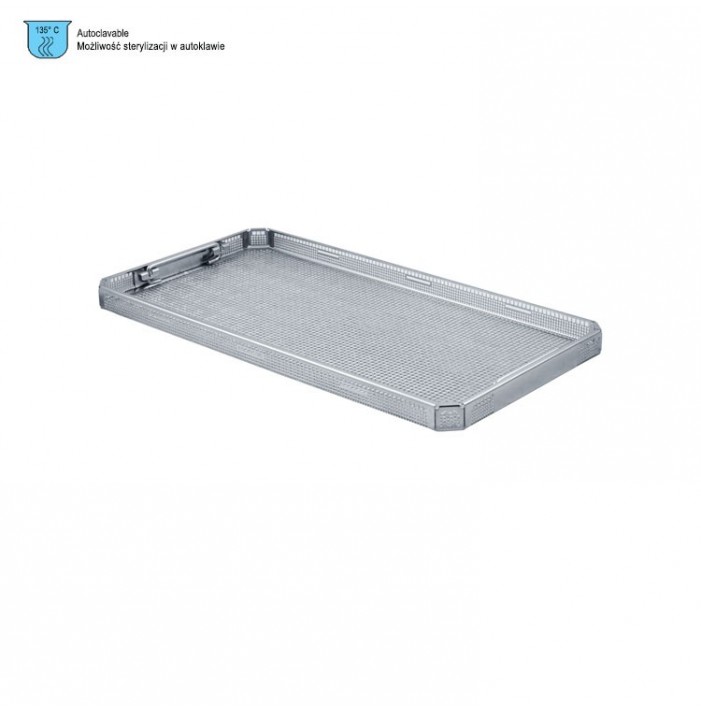 1/1 perforated tray without cover 485x253x25mm