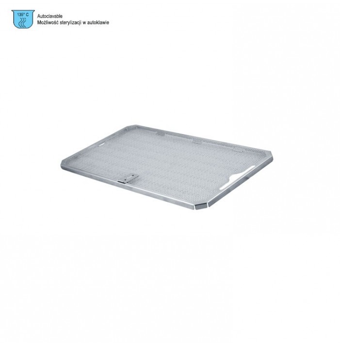 1/1 perforated tray cover only 485x253x18mm