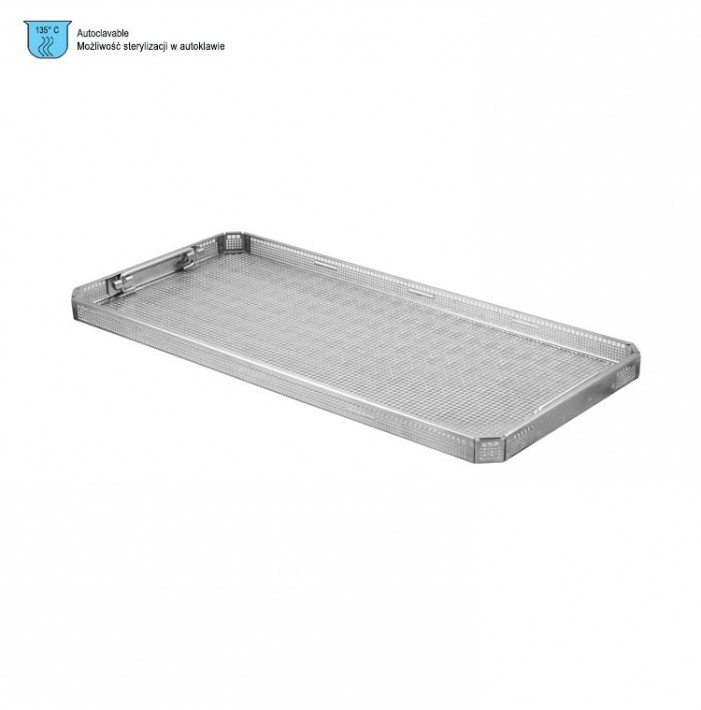 1/1 perforated tray without cover 540x253x24mm