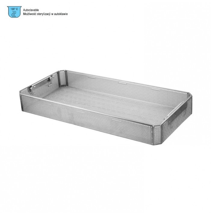 1/1 perforated tray without cover 540x253x64mm