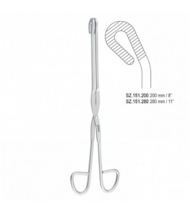 Forceps utility Welbeck curved 200mm