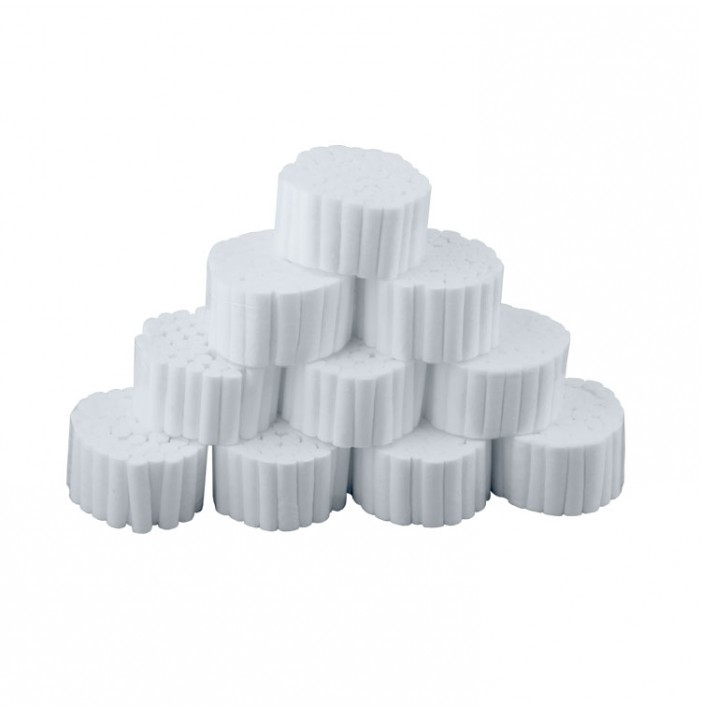 DENTALINE Cotton rolls fig. 1 (Pack of 500 pieces)