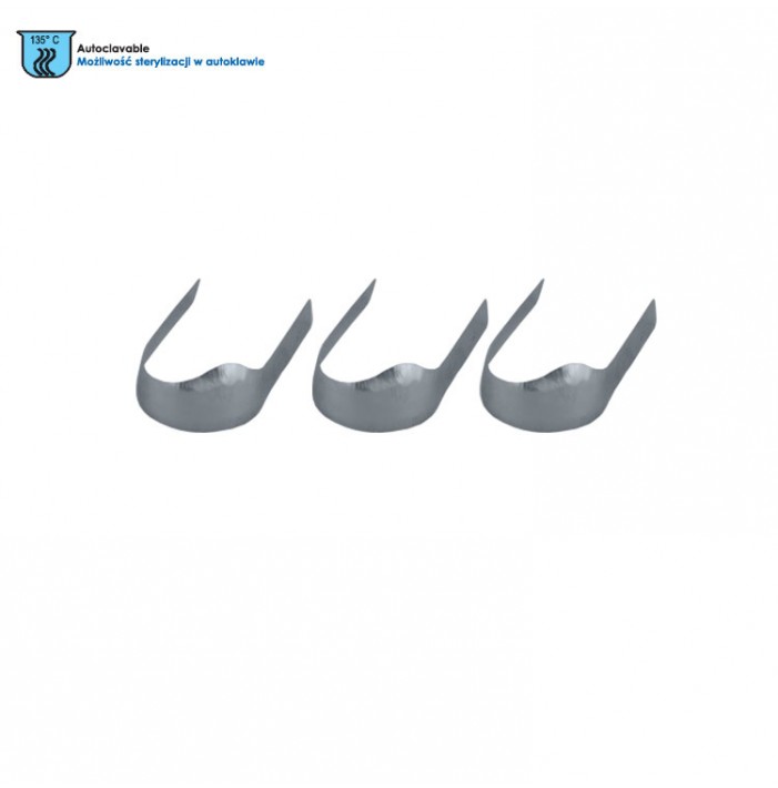 Contoured anatomical matrices molars left, 0.035 mm (Pack of 30 pieces)