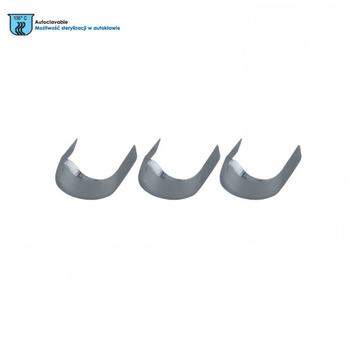 Contoured anatomical matrices premolars right, 0.035 mm (Pack of 30 pieces)