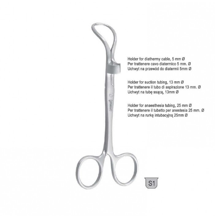 Forceps towel Robin with clip 5mm, 135mm