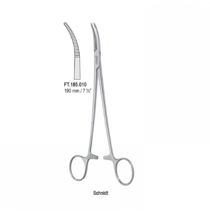 Forceps artery Schnidt fig. 1 curved 190mm